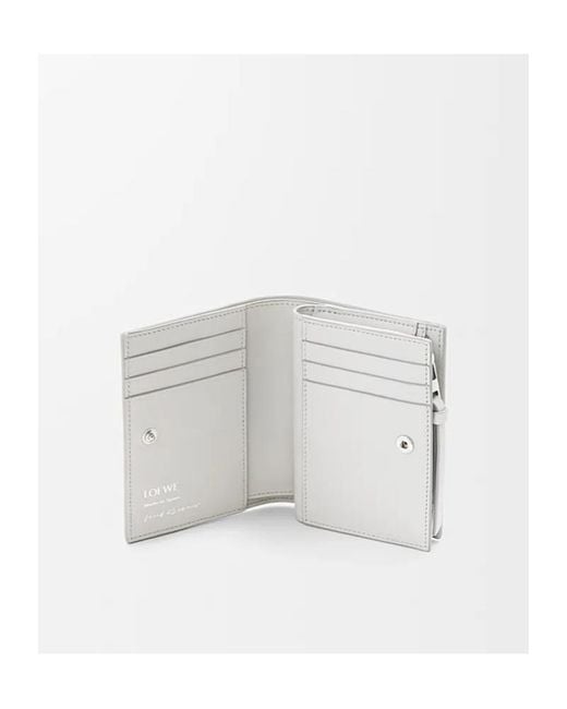 Loewe Yellow Logo Stamp Compact Wallet