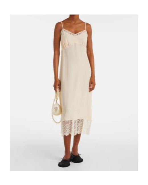 Simone Rocha White Suspender Dress