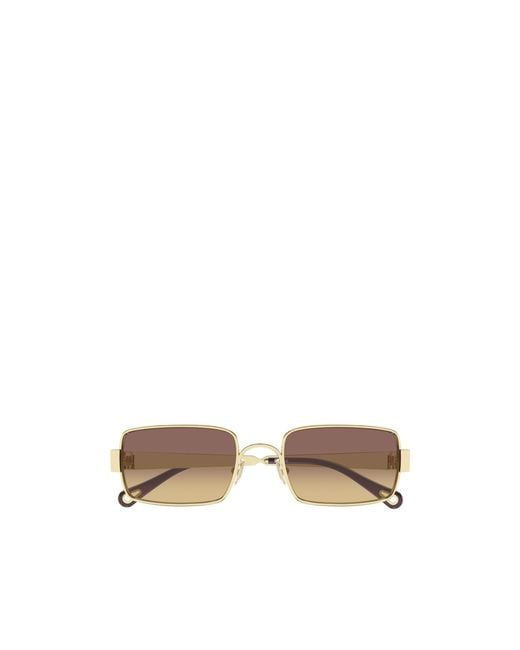 Chloé Multicolor Chloé Eyewear Rectangle Frame Sunglasses