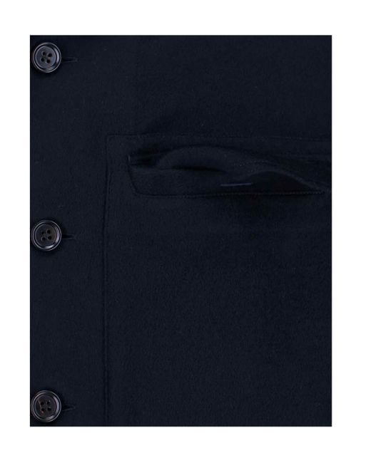 Zegna Blue Long-Sleeved Casual Jacket for men