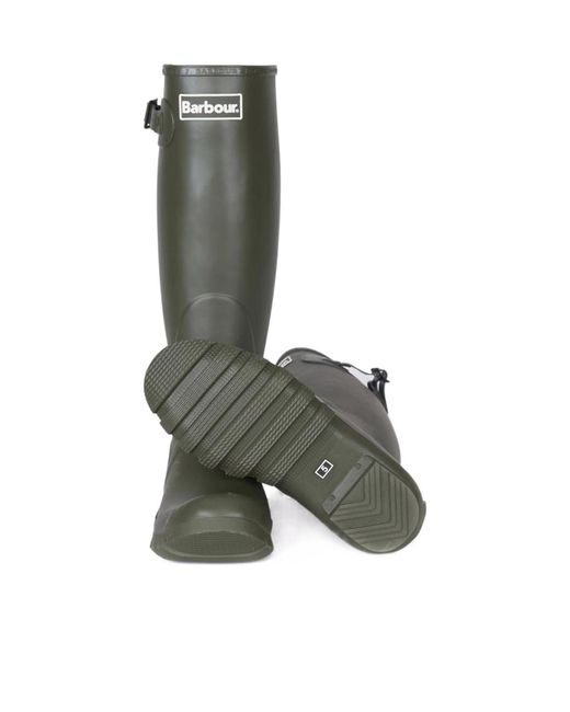 Barbour Green Bede Wellington Boots