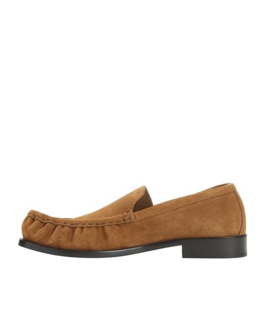 Dries Van Noten Brown Round-Toe Loafers for men
