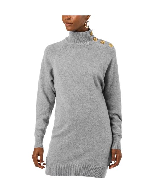 Balmain Gray Mini Dresses
