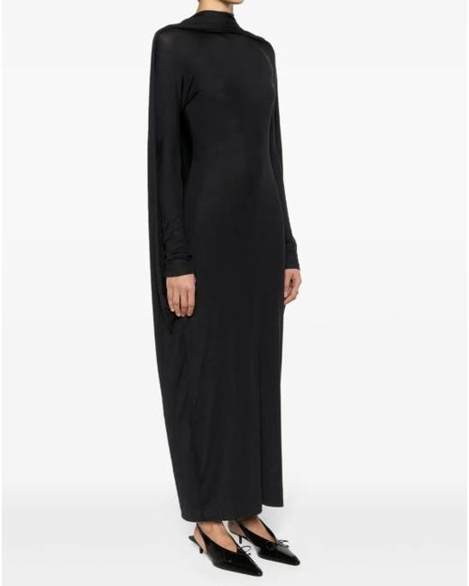 Jacquemus Black Long-Sleeved Dress
