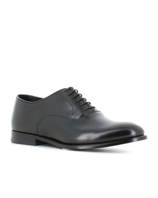 Doucal's Multicolor Round Toe Oxford Shoes for men