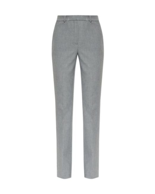 IRO Gray Casual Pants With Belt Loops