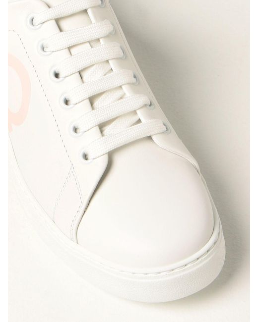 Ferragamo Natural Logo Casual Sneakers