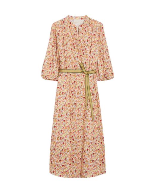 iBlues Natural Flared Dress