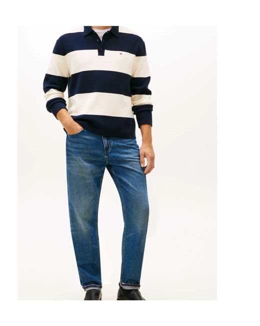 Tommy Hilfiger Blue Belt Loop Jeans for men