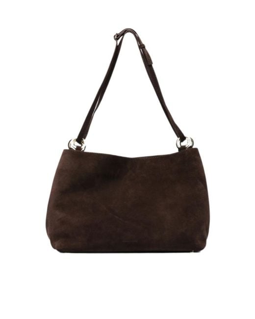 MANU Atelier Brown Eterno Ring-Detail Tote Bag