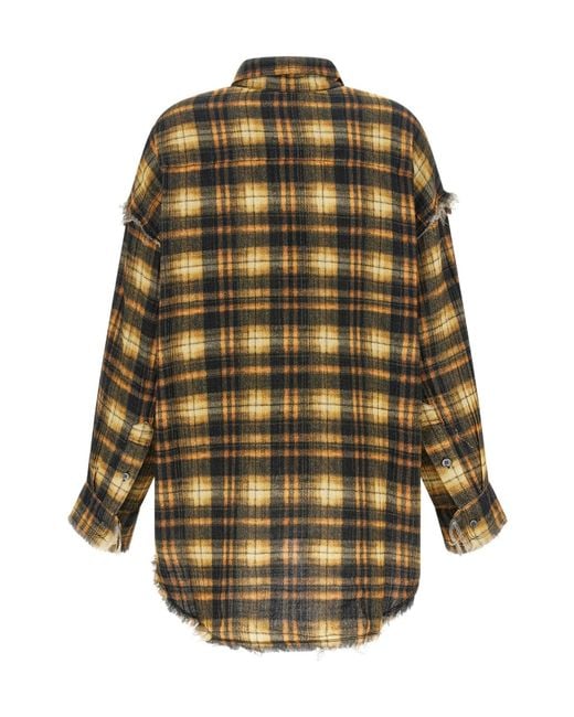 R13 Multicolor Plaid Shirt