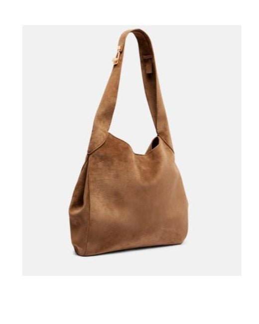 Gabriela Hearst Brown Small Suede Tote Bag