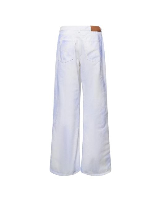Stella McCartney White Belt Loop Jeans