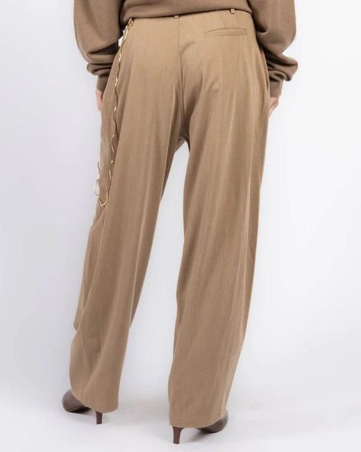 DARKPARK Brown Phebe Chain Pants