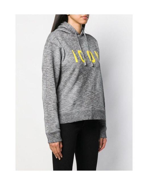 DSquared² Gray Icon Hoodie