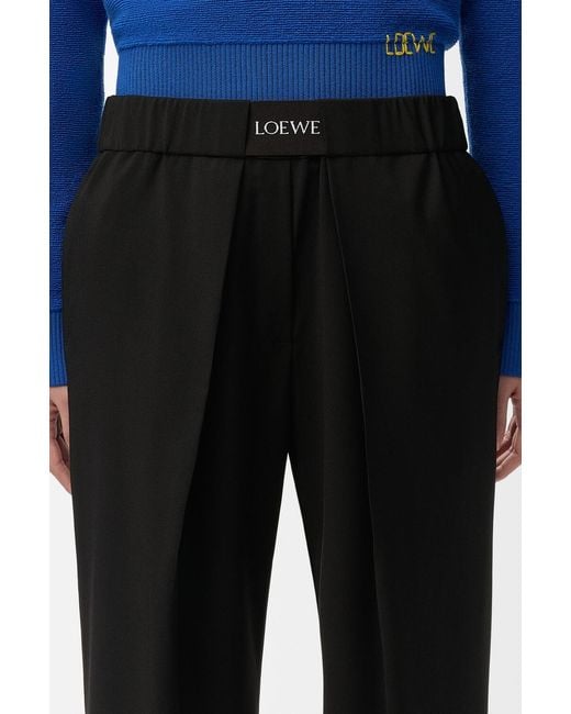 Loewe Black Elasticated Trousers