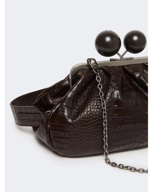 Weekend by Maxmara Brown Chain Shoulder Bag
