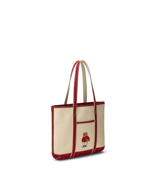Polo Ralph Lauren Red Bear Tote Bag