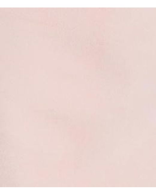 Khaite Pink Jett Mini Skirt