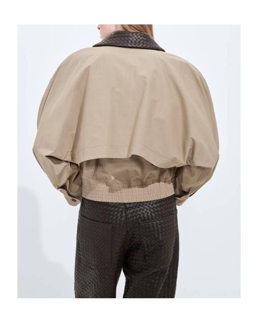 Bottega Veneta Natural Relaxed Fit Lightweight Jacket