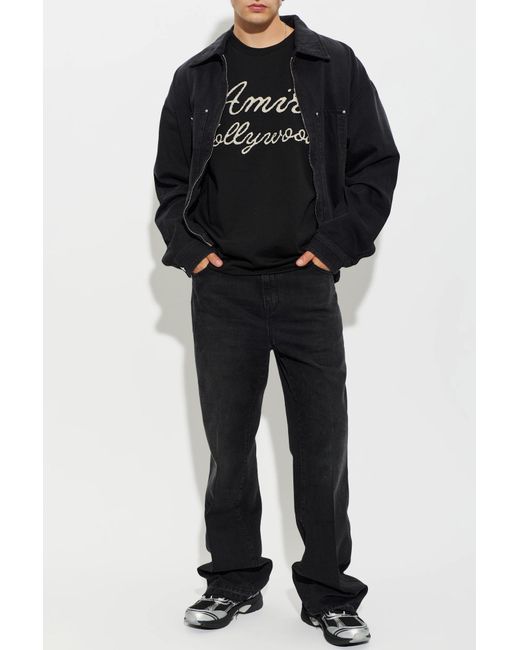 Amiri Black Lace-Up Sneakers for men