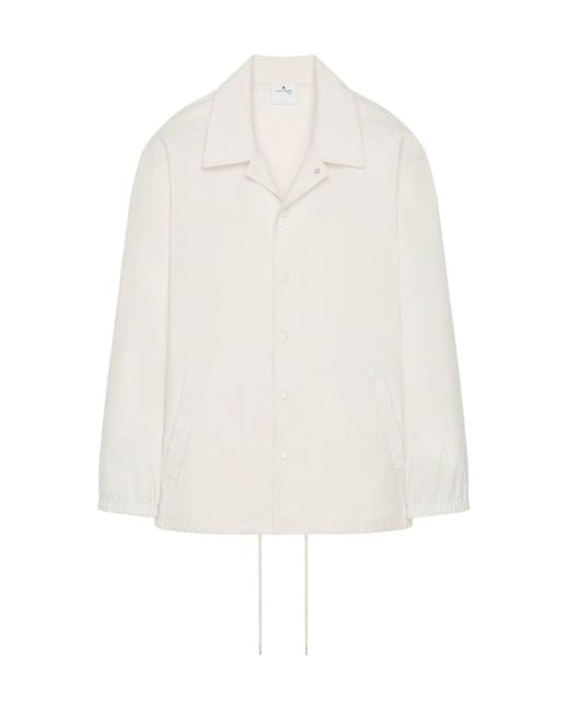 Courreges White Buttoned Shirt Jacket for men