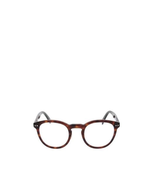 Céline White Removable-Lens Round-Frame Sunglasses for men