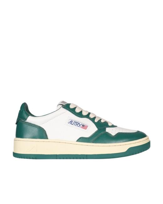 Autry Green Aulwwb11 Mountain Low-Top Sneakers
