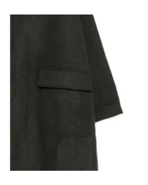 RANRA Black Long-Sleeved Coat for men