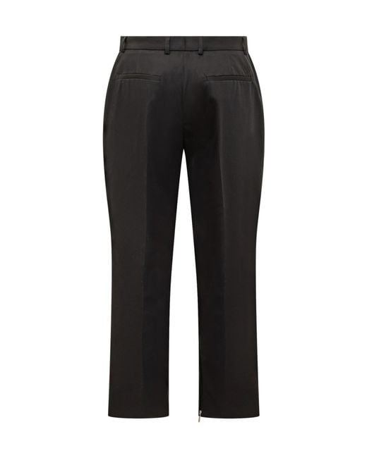 Off-White c/o Virgil Abloh Black High Waist Straight Leg Pants for men