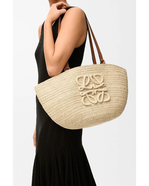 Loewe Natural Medium Eclipse Woven Bag