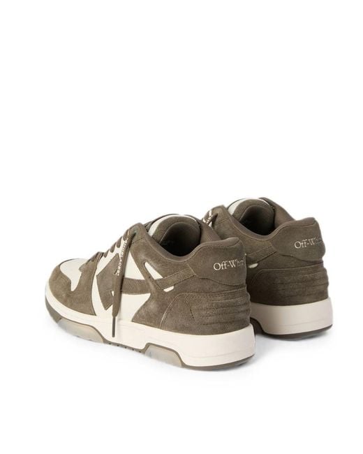Off-White c/o Virgil Abloh Brown Round-Toe Sneakers for men