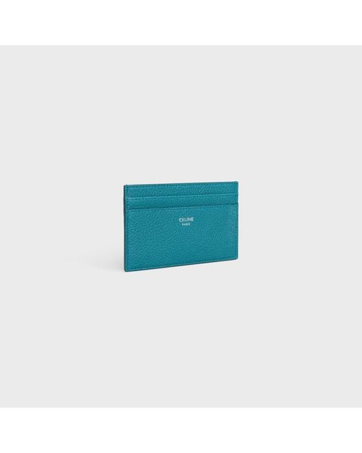 Céline Blue Medium Card Holder for men