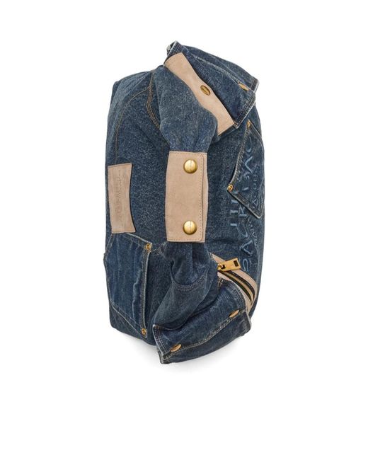 Marc Jacobs Blue The Denim Cargo Sack Bag