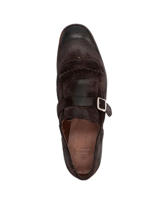 Church's Brown Shanghai Monk Strap Brogues for men