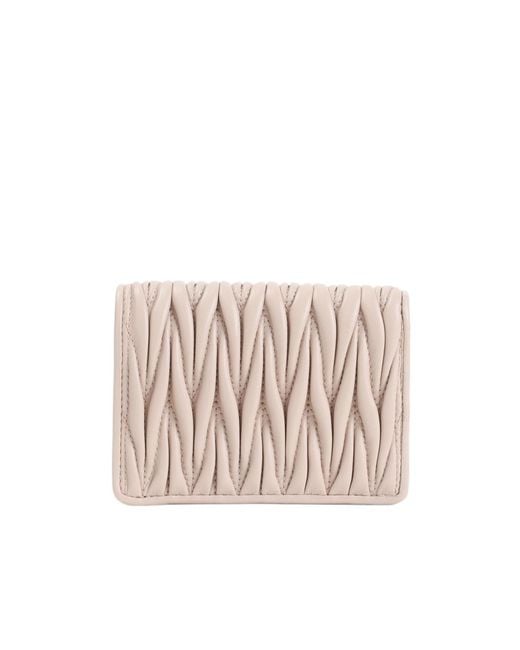 Miu Miu Natural Logo-Lettering Wallet