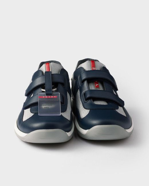 Prada Linea Rossa Blue Prada Americas Cup Original Sneakers for men