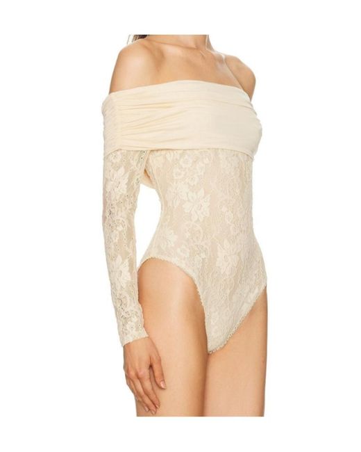 Zimmermann Natural Rebellion Draped Bodysuit