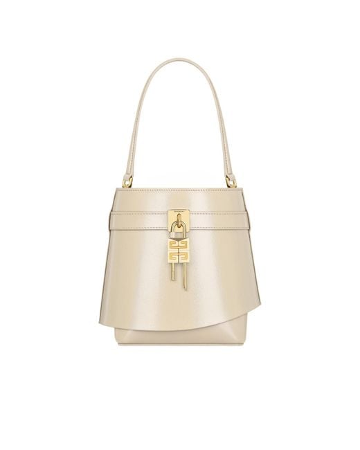 Givenchy White Shark Lock Bucket Bag