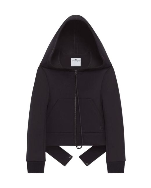 Courreges Black Cocoon Jacket