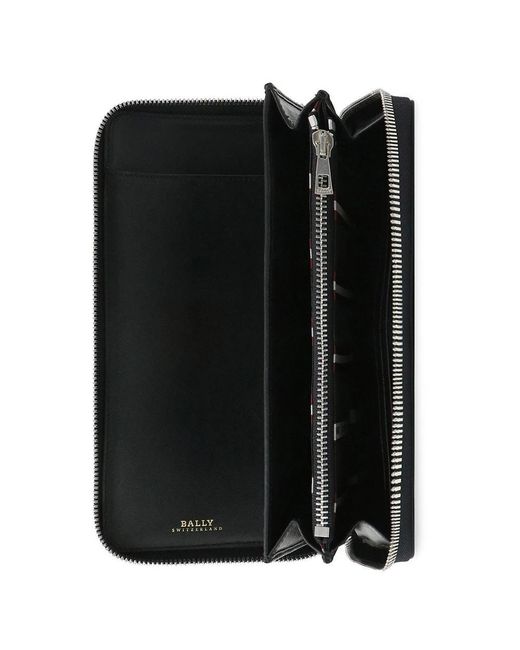 Bally Black Logo Wallet for men