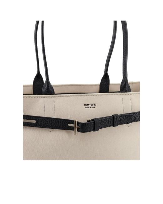 Tom Ford Natural Audrey Medium Tote Bag