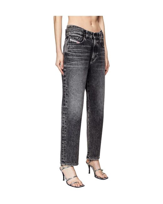 DIESEL Gray Relaxed Boyfriend Jeans