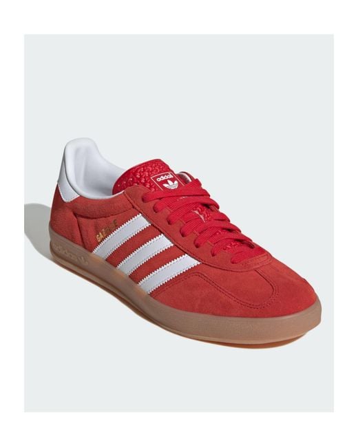 Adidas Originals Red Vintage Lowtop Sports Sneakers for men