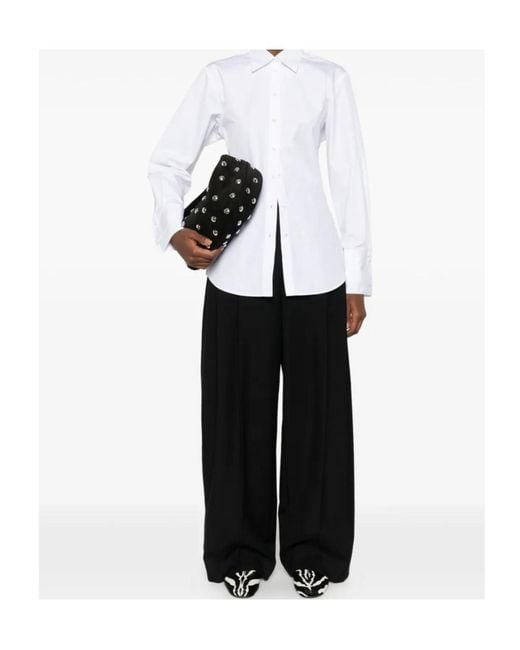Rohe White Polo-Collar Shirt