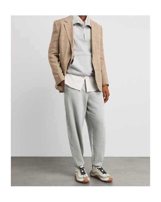AMI Natural Ami Checked Single-Breasted Blazer for men