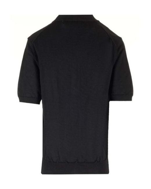 COMME DES GARÇONS PLAY Black Comme Des Garçons Play Heart Motif Short Sleeved Cardigan
