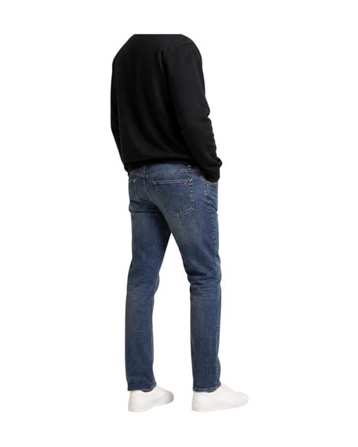 Calvin Klein Blue Logo-Patch Sweater for men