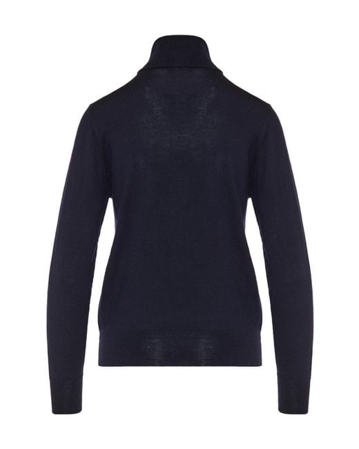 Etro Blue Turtleneck Jumper