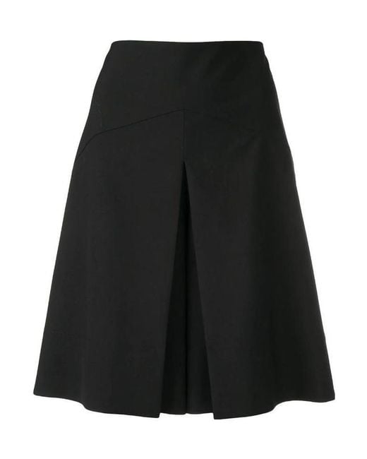 Givenchy Black A-Line Skort